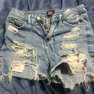 jean shorts